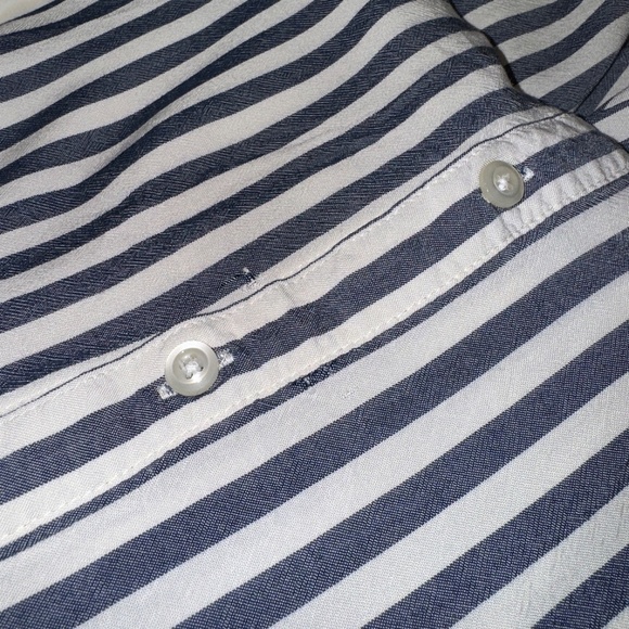 Ava & Viv Target 100% Rayon Vertical Striped Shirt Dress Size 3X - Picture 12 of 12